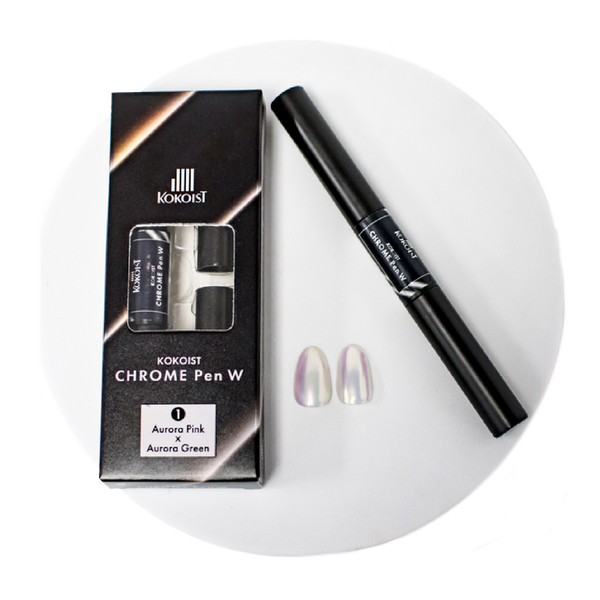 Kokoist Chrome Pen 01 Aurora Pink Aurora Green – Beauty Bestie
