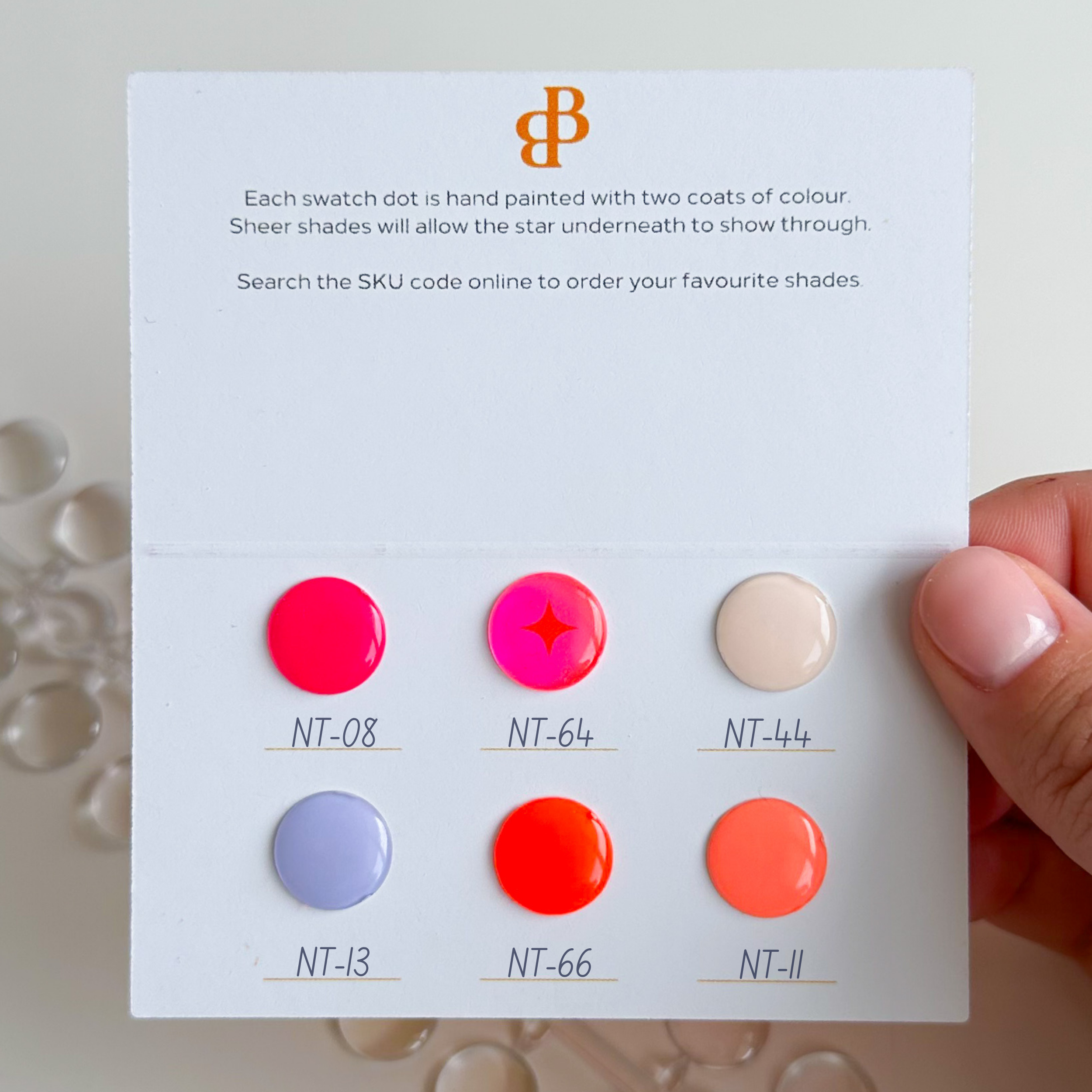 Swatch Dot Card