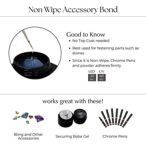 Kokoist Non-wipe Accessory Bond - Clear