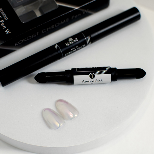 Kokoist Chrome Pen - 01 Aurora Pink & Aurora Green