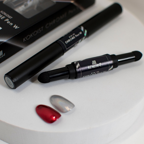 Kokoist Chrome Pen - 02 Red Metal & Silver Unicorn