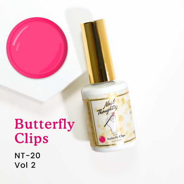 Nail Thoughts - 20 Butterfly Clips