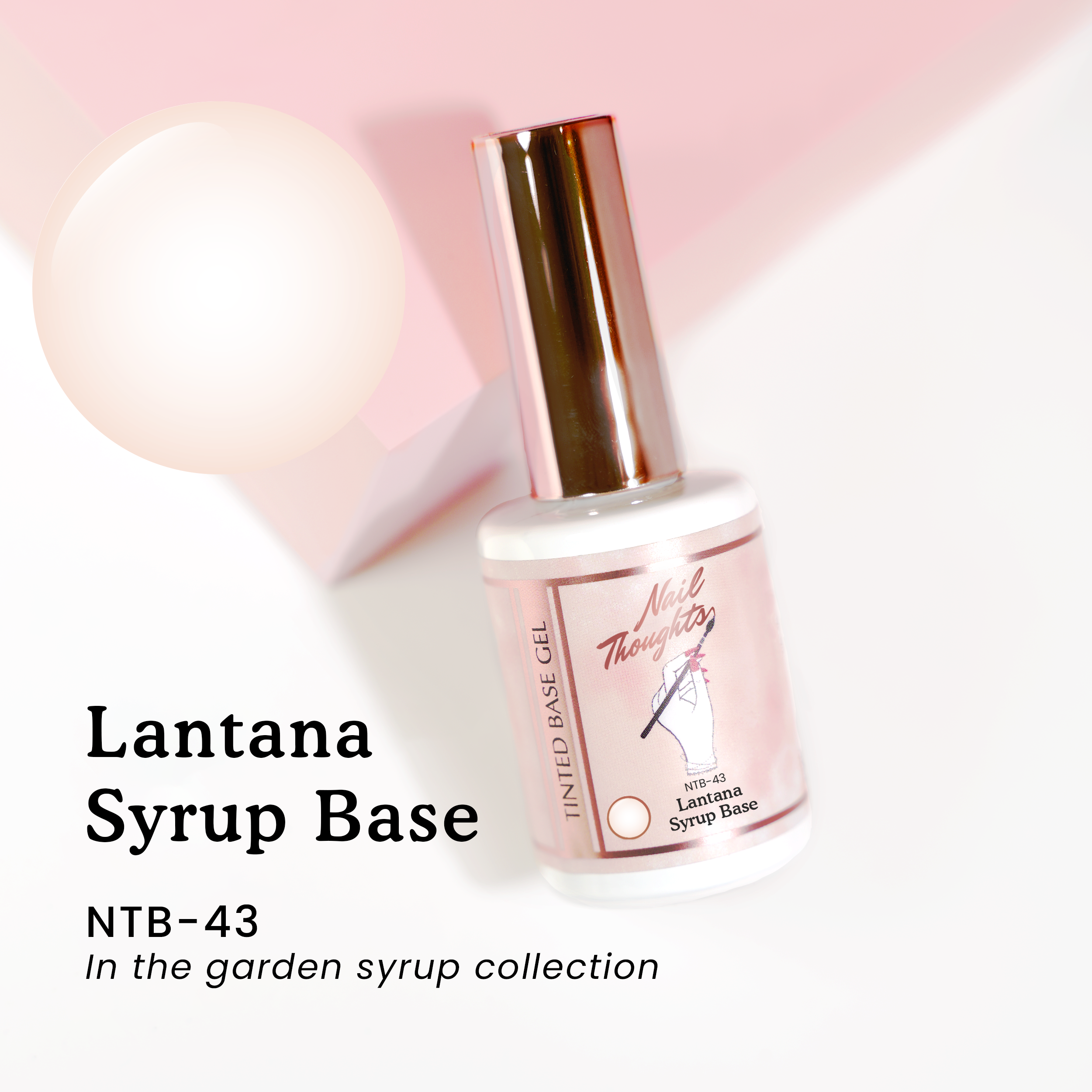 Nail Thoughts Tinted Base - 43 Lantana Syrup