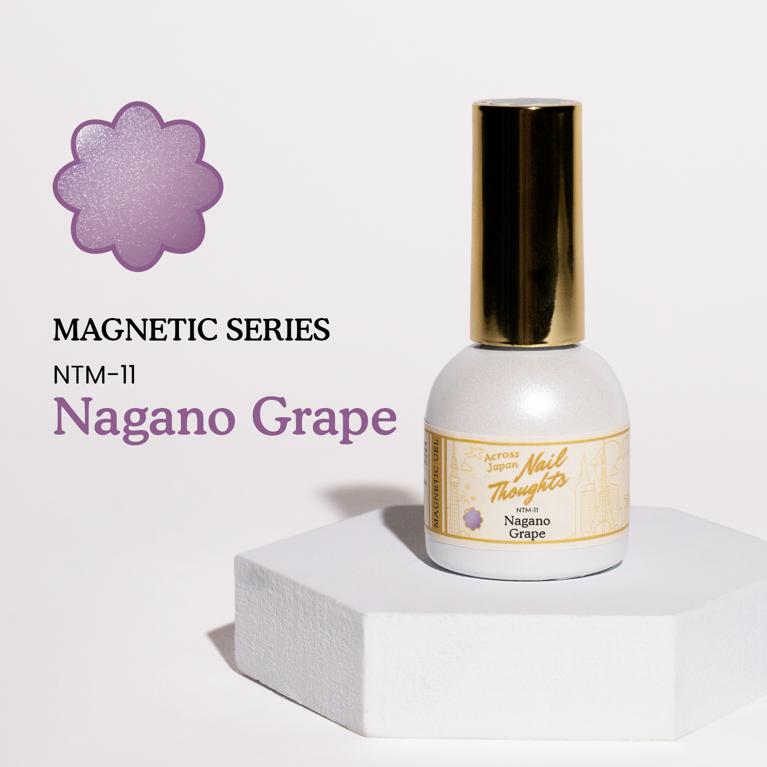 Nail Thoughts Magnetic - 11 Nagano Grape